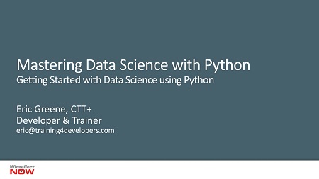 Getting Started with Data Science using Python