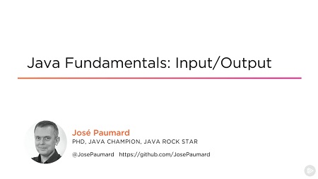 Java Fundamentals: Input/Output