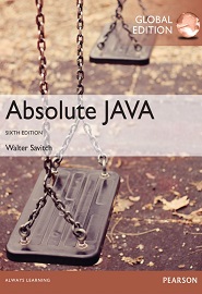 Absolute Java, 6th Global Edition