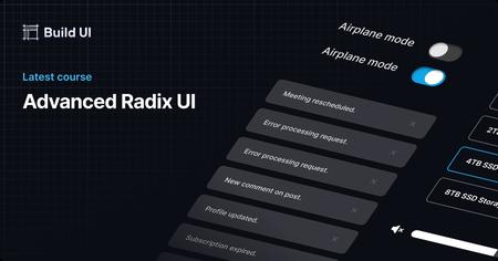 Advanced Radix UI