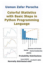 Colorful Statistics with Basic Steps in Python Programming Language