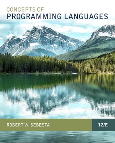 Concepts of Programming Languages, 12th Edition