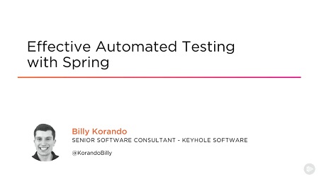 Effective Automated Testing with Spring