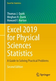Excel 2019 for Physical Sciences Statistics: A Guide to Solving Practical Problems, 2nd Edition