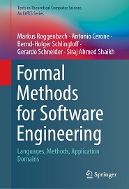 Formal Methods for Software Engineering: Languages, Methods, Application Domains