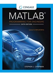 MATLAB Programming for Engineers, 6th Edition