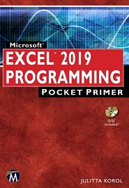 Microsoft Excel 2019 Programming Pocket Primer