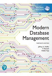 Modern Database Management, 13th Edition, Global Edition