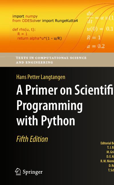 A Primer on Scientific Programming with Python, 5th Edition