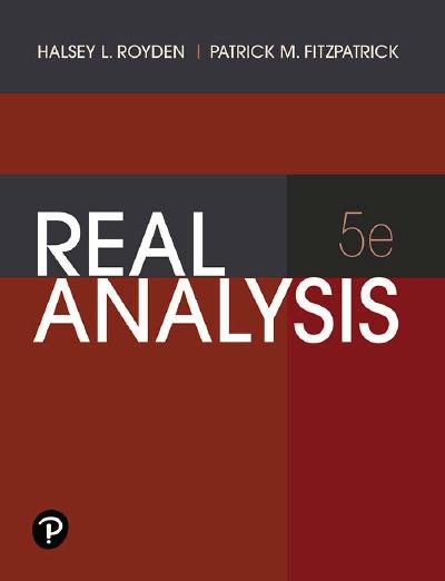 Real Analysis, 5th Edition