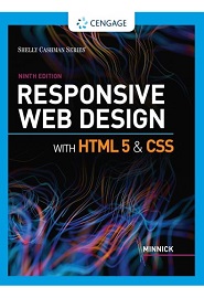 Responsive Web Design with HTML 5 & CSS, 9th Edition